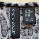 Cynthia Rowley  Women’s Leopard Print 3/4 Sleeve Tunic Blouse Multicolor XS Photo 7