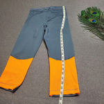 Nike  Pro Orange/Gray Capri Leggings Photo 8