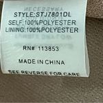 OLIVIA GREY Taupe Brown Gathered Bomber Jacket Chic & Cozy Size Small Photo 8