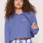 Spiritual Gangster Easy Breezy Luna Crop Hoodie Size XS Photo 0
