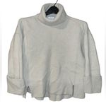 Reiss  Turtleneck Cowl Ivory Wool Cropped Sweater Photo 0