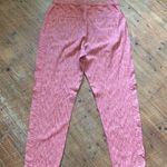 Anthropologie Longshore Ikat cropped cotton heathered red pants Photo 5