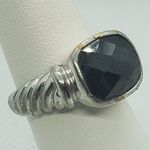 Premier Designs Silver Tone & Black Ring (6) Photo 1