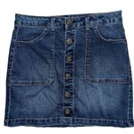 Kensie blue Jean button skirt 6/28 Photo 0