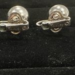 Trifari & NAPIER clip on earrings LOT of 3, gold and silver, Vintage 1920s-1980s Photo 10