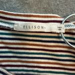Ellison  striped ribbed multi color dress size L Photo 5