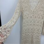 American Vintage Vintage Y2K Boho Lace Duster Blouse Size Medium Fairycore Whimsical Early 2000s Photo 4