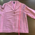 Eileen Fisher Silk Suit Set Lavender Blazer Skirt Womens Small Event Wedding Photo 6