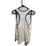 Peloton  Large L womens tank white blue Photo 1