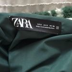 ZARA Green And White Plaid Jacket Photo 2