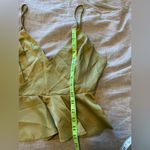 Lulus NWT Lulu’s Olive Green Cropped Dressy Tank Top Photo 8