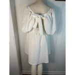 Free People  Violet Babydoll Mini Dress in White. New with Tag! Size L. Photo 5