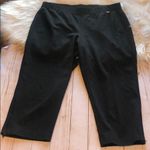 St. John  black crop pants with bottom side zippers Photo 3
