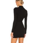 Lovers + Friends  womens xl black mini dress tie waist long sleeve casual gisele Photo 2