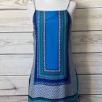 Missguided Silky Multicolor Scarf Patterned Backless Cami Dress Photo 0