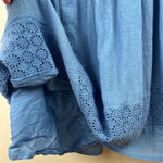 Old Navy  Lace-Detail Gauze Dress Blues Traveler Small Floral Cutout w/ Slipdress Photo 7