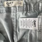 OAT wide leg high rise jeans size 0/25 Silver Photo 4