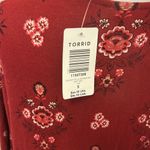 Torrid  Red Floral Jersey Wrap Dress Photo 7