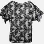 Dolce & Gabbana Dolce a d Gabbsna Black Lace Top Sz S IT38 Photo 4