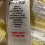 Cynthia Rowley 🌼 YELLOW AND WHITE LEMON PAJAMAS SIZE SMALL🌼 Photo 6