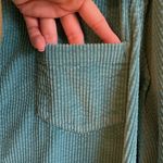 Vintage 90's Wide Wale Corduroy Shacket Shirt Jacket Chore Coat Sz 1X Blue Plus Photo 2