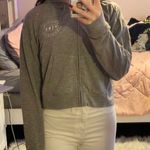 PINK - Victoria's Secret PINK grey Cropped Hoodie Photo 0