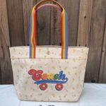 Coach Tote With Rainbow Roller Skate Graphic c4099 Photo 0