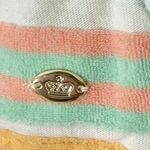 Juicy Couture Melon Mint White Striped Terrycloth Hooded Poncho size M NEW Tags Photo 11
