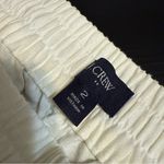 J.Crew Off-White Textured Fabric linen pants size 2 Photo 2