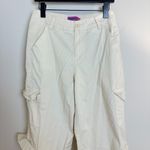 Edikted Zuri Cotton Twill Cargo Pants in Beige Size Small Photo 3