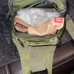 Tactical Shoulder sling Carrier Bag. Green Photo 3