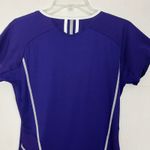 Adidas  Team Performance Athleisure Purple Breathable Top Size M Photo 5