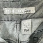 Chico's  Platinum Cotton Blend Gray High Rise Straight Leg Jeans Size 16P Photo 3