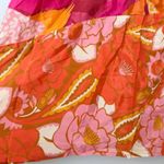 Farm Rio Satin Slip A-Line Floral Maxi Skirt, Size S Photo 7