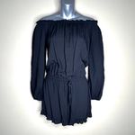 Brandy Melville Black Off the Shoulders Romper Photo 4