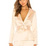 Lovers + Friends Holt Blazer in Champagne size Small Photo 2