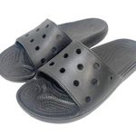 Crocs Classic  Slides Women’s Size 10 Black Sandals Shoes Iconic Comfort Photo 0