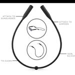 NWT Ryan And Rose Cutie Strap Eyewear Retainer Black Photo 3