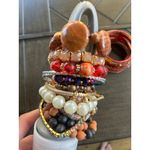 Vintage Lot of 20+ ladies fancy embellished costume bangle Bracelets Photo 3