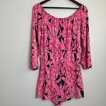 Lilly Pulitzer  Lana Long Sleeve Romper Sz small Photo 2