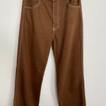 Reformation  Cowboy High Rise Straight Jeans Womens Brown Size 29 Photo 3