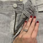 Gap Sz 16 Jeans Grey Straight Leg High Rise Flap Back Pockets Flat Front Women’s Photo 6