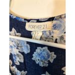 Forever 21  blue floral romper, Size Small Photo 5