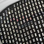 NWOT Sequin Rhinestone Tube Top and Mini Skirt Two Piece Set Black Silver Med Photo 12