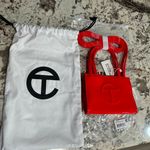 Telfar BRAND New  Small Red Patent Shopping Bag Photo 0