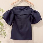 Elliatt  Palladium Strapless Mini Dress in Navy Size Small NWT Photo 5