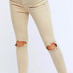 Free People New. Destroyed High rise stretch busted jean. NWOT Photo 0