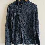 GH Bass & Co Womens M Full Zip Jacket Heathered Front Pocket Gray Lightweight Size M Photo 0