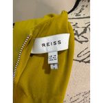 Reiss  Hilda Halterneck‎ Midi Dress Chartreuse Sz 10 Photo 9