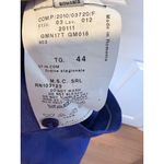 Armani Collezioni Blue Pencil Skirt US Size 8 (44 EUR) Zipper Closure Pleating Photo 4